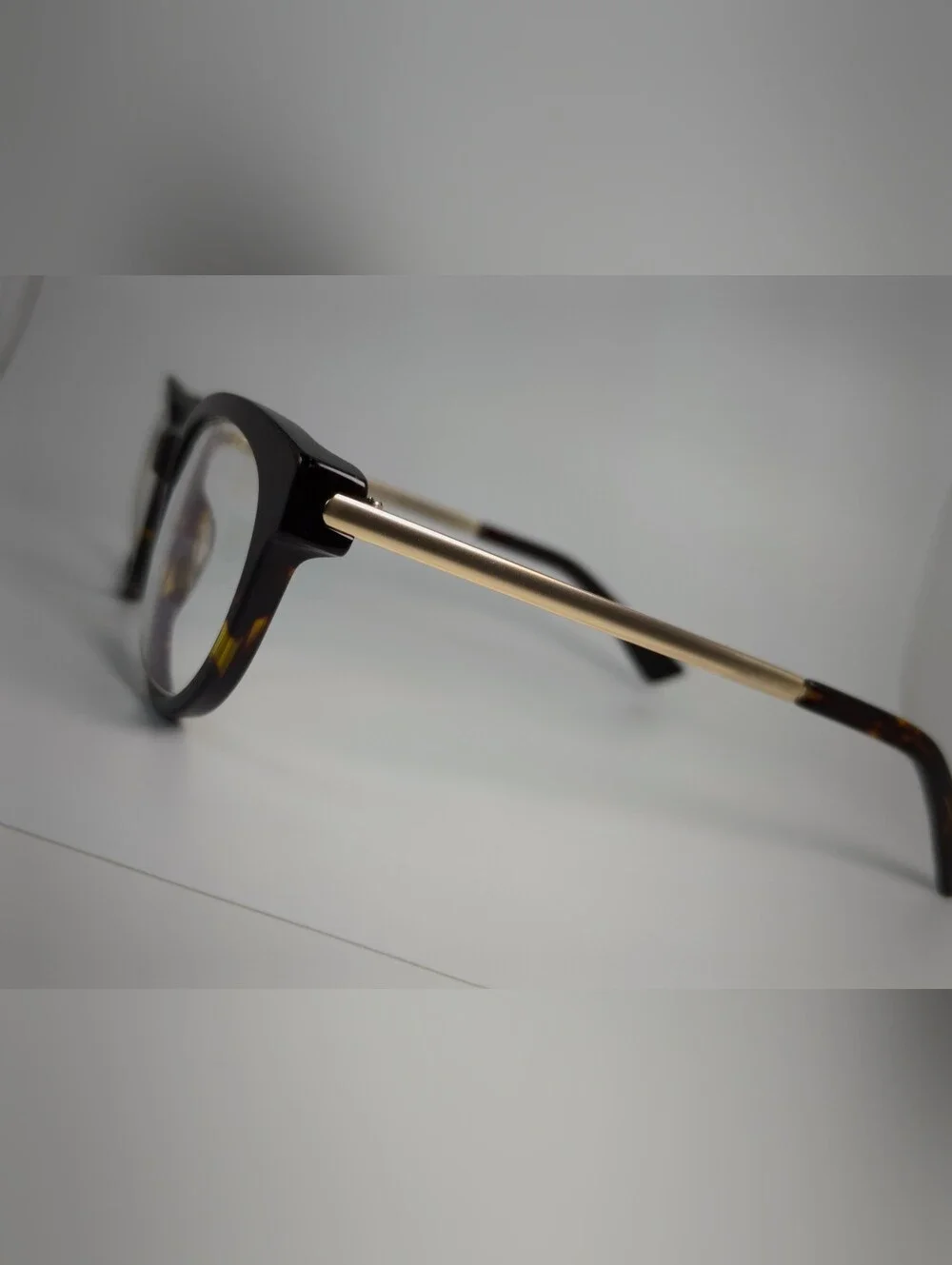 Her. Tortoiseshell Cat eye Round Women's Eyeglass Frames - Brown